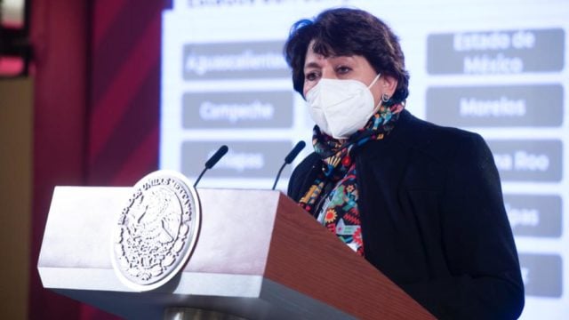 Delfina Gómez, secretaria de Educación. Foto: Gobierno de México.