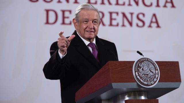 El presidente López Obrador en Palacio Nacional. Foto: Gobierno de México.