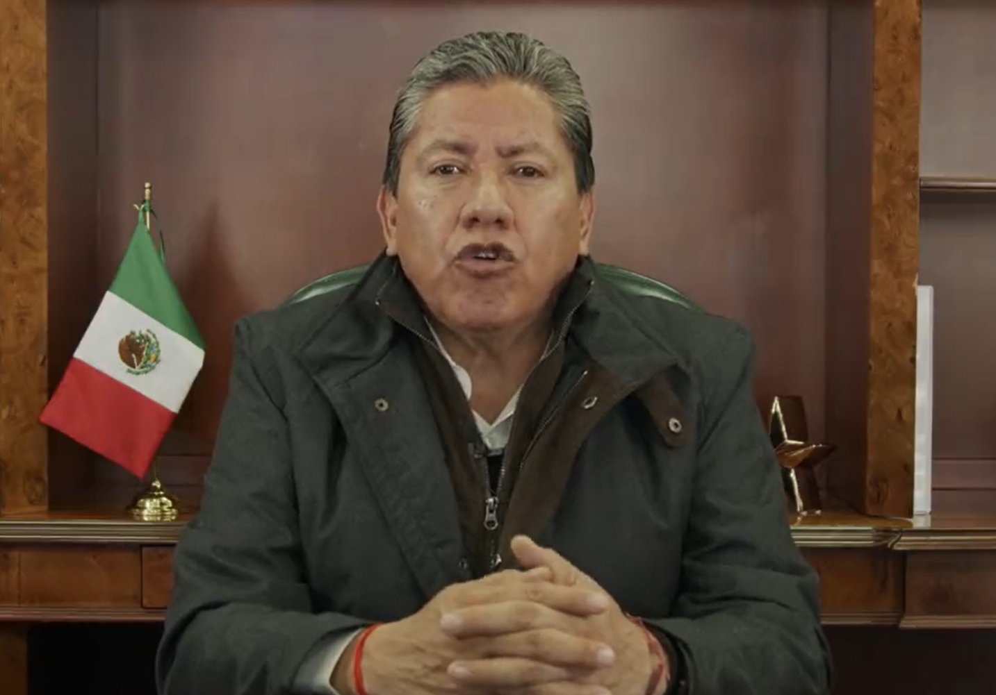 El gobernador de Zacatecas, David Monreal. Foto: Gobierno estatal.