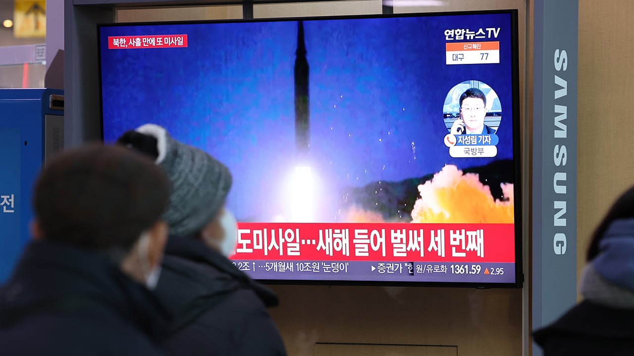 Corea del Norte prueba proyectiles “no identificados”