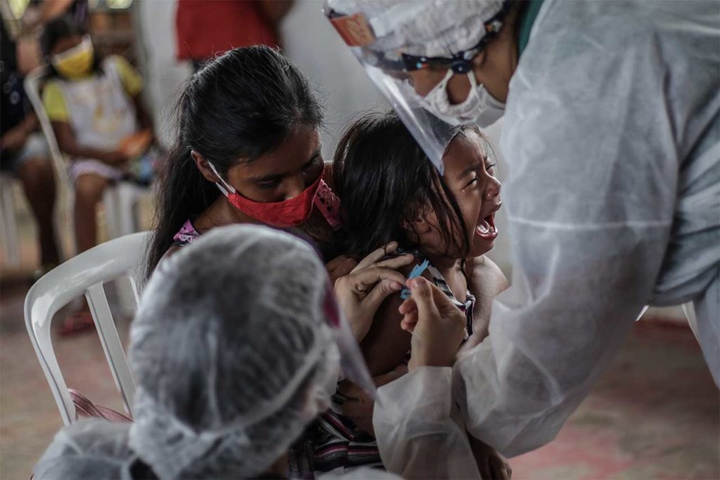 Vacunación Vacuna Niños Coronavirus Pandemic Overwhelms Brazilian City Of Manaus