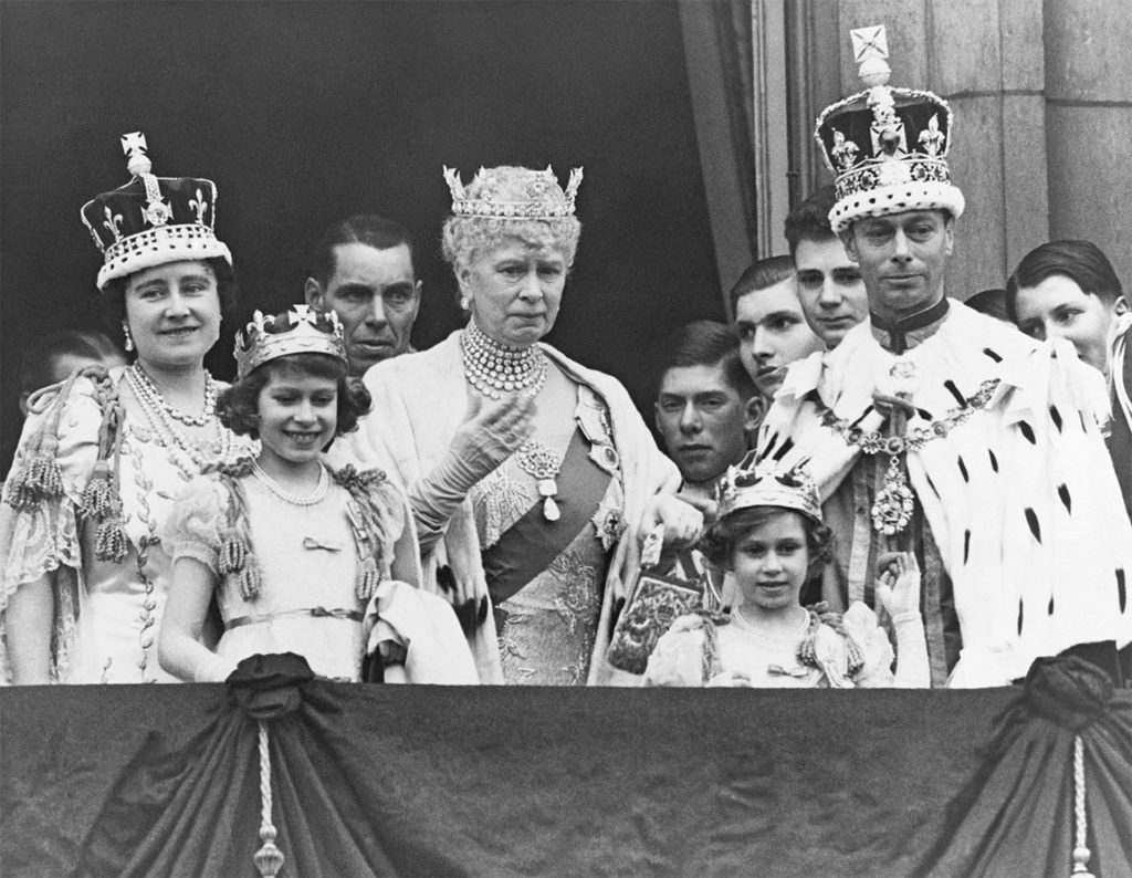 Isabel II Coronation of King George VI of England