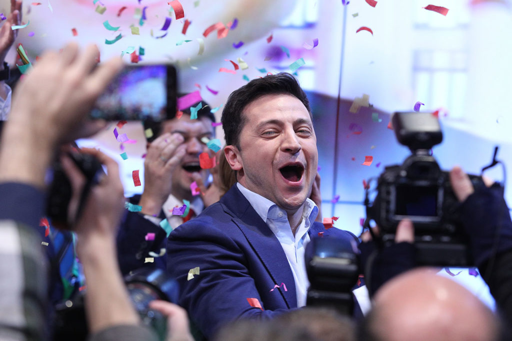 Ucrania Rusia Comedian Zelensky Wins Elections With 73 Percent In Exti Polls