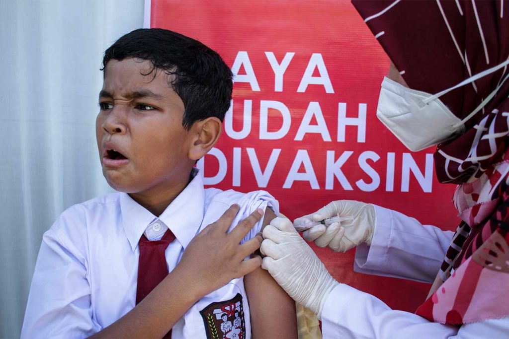 Vacunación niños Covid-19 Vaccination For Children In Aceh