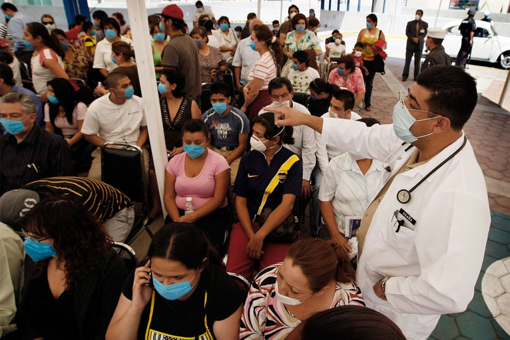 la gripe porcina se extienden por todo México