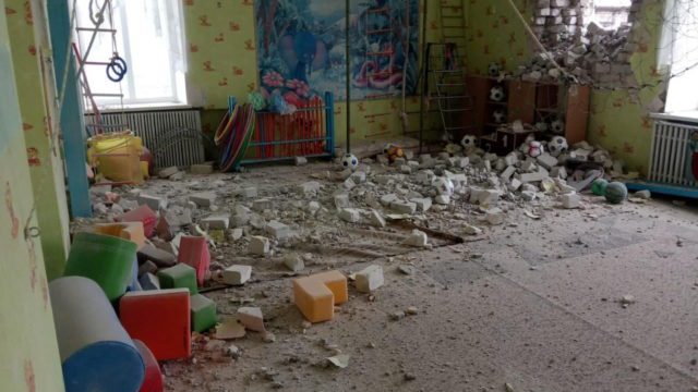 Ucrania ataques rebeldes en jardin de infantes Amnistia Internacional