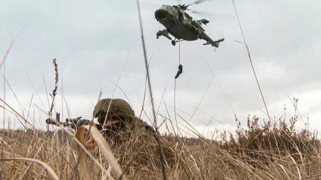 Fuerzas armadas rusas y bielorrusas en ejercicio militar