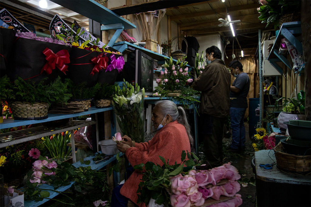 Mercado de las flores Jamaica