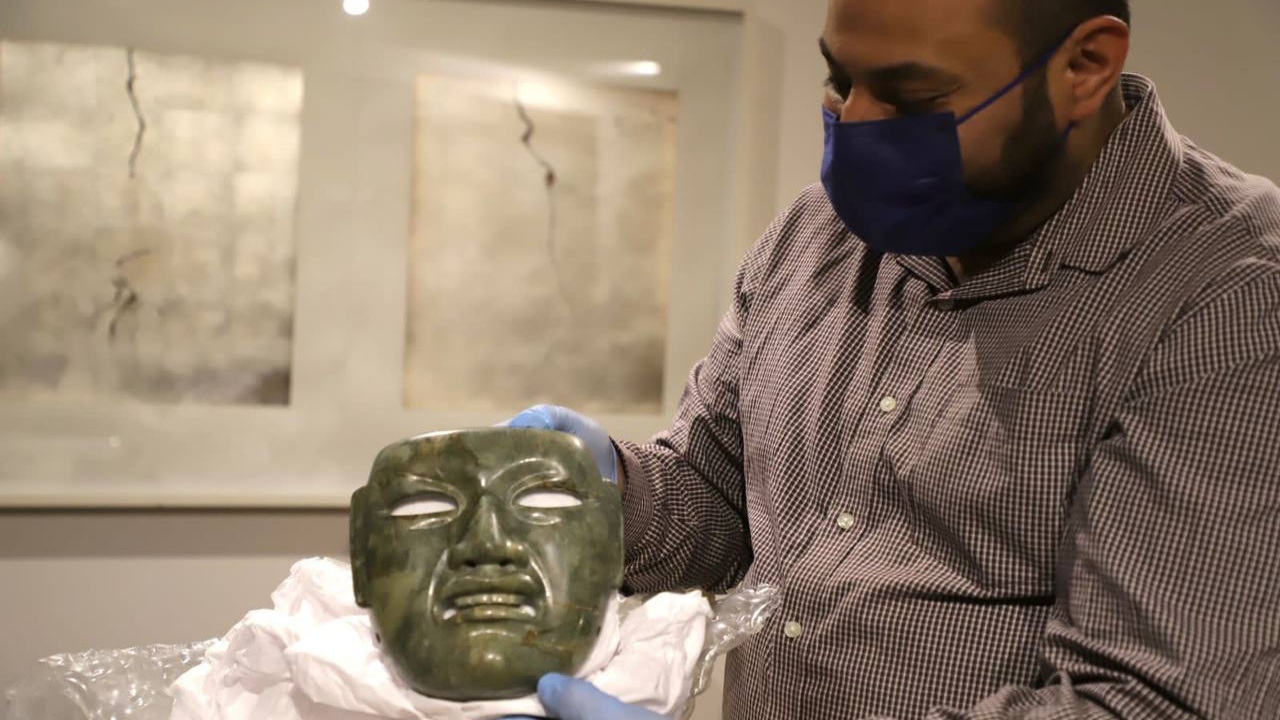 México recibe piezas arqueológicas repatriadas desde Nueva York