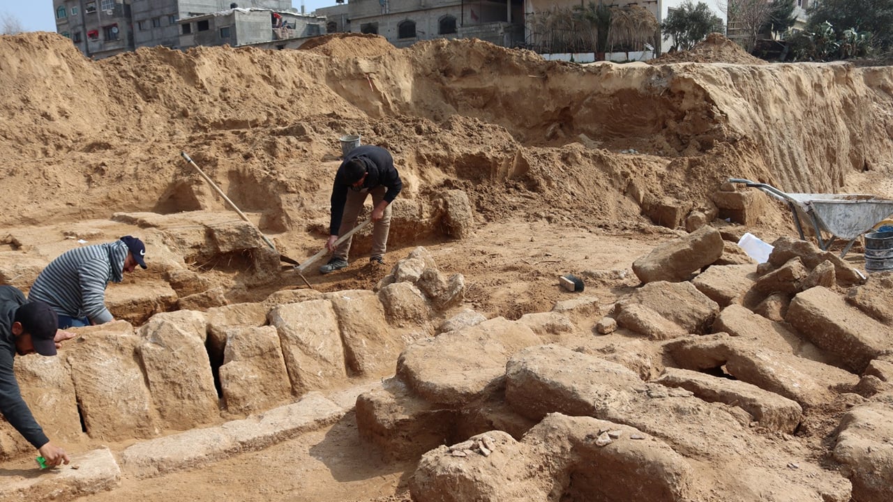 Encuentran cementerio romano de hace 2,000 años en Gaza