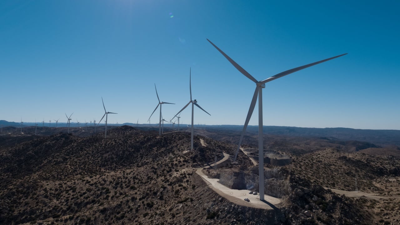 Reducen un 44% la perspectiva de aumento de energía eólica en México