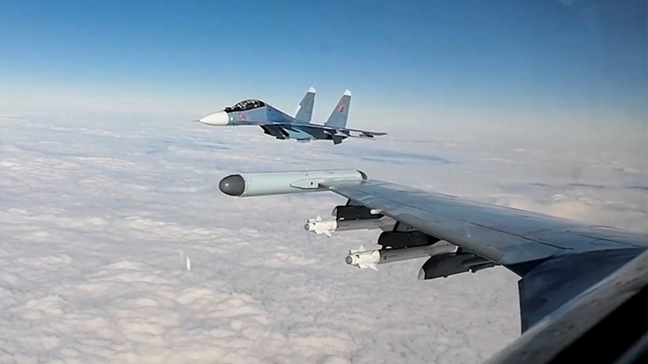 Fuerza aérea danesa intercepta bombarderos rusos que se dirigían al espacio aéreo neerlandés