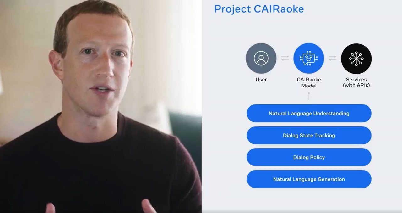 Zuckerberg muestra cómo construye su metaverso con inteligencia artificial