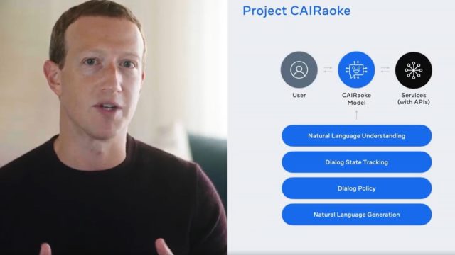 Zuckerberg muestra cómo construye su metaverso con inteligencia artificial