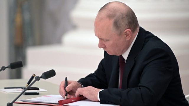 Putin activos congelados decreto