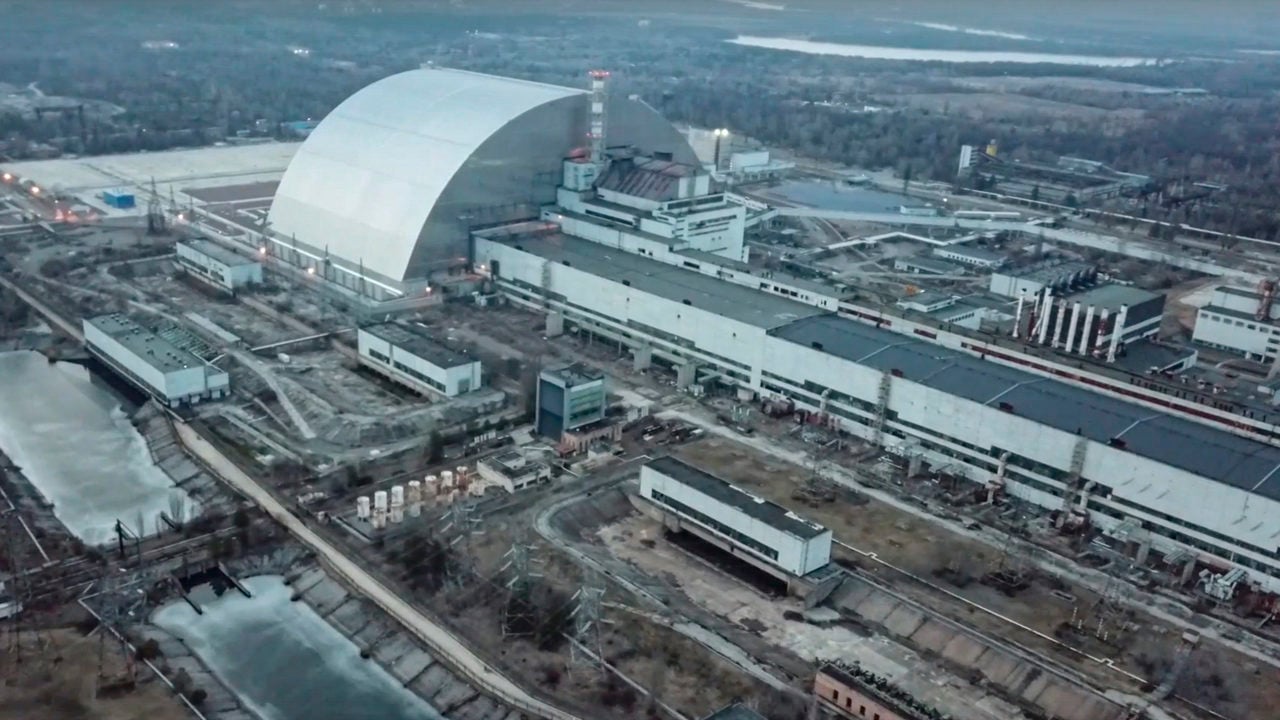 expertos en Chernóbil central nuclear