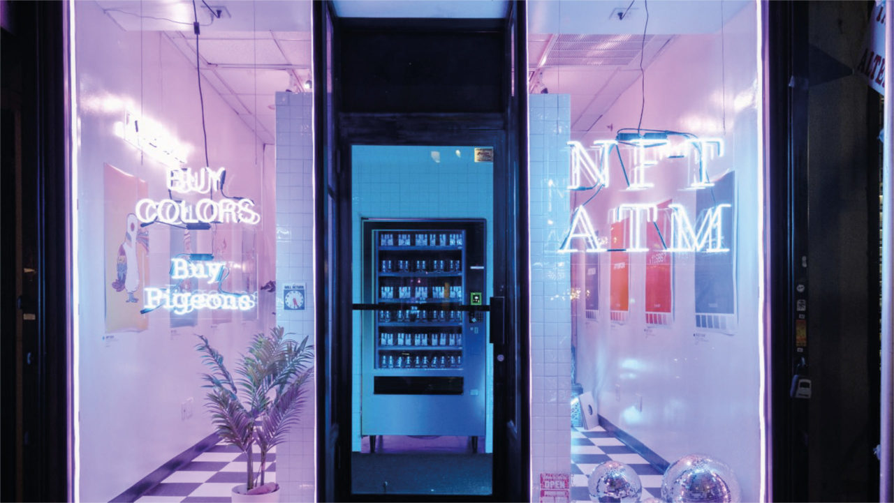 A un lado los dulces: máquina expendedora ahora vende arte NFT en NY
