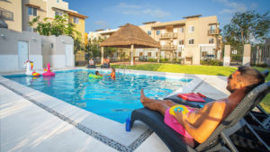 Jardines de Ciudad Mayakoba, en Playa del Carmen. Cortesía Vinte.