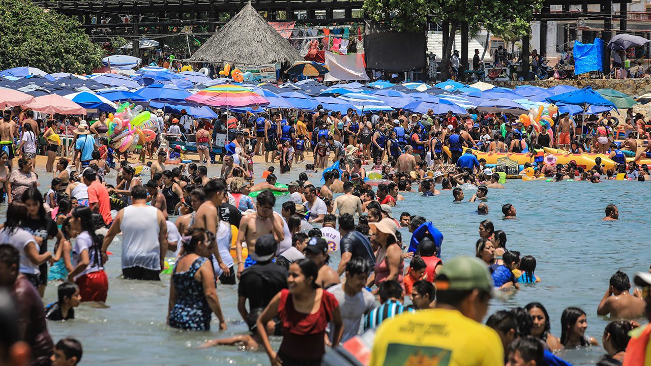 Fotogalería: Las playas mexicanas se volvieron a llenar tras dos años de pandemia