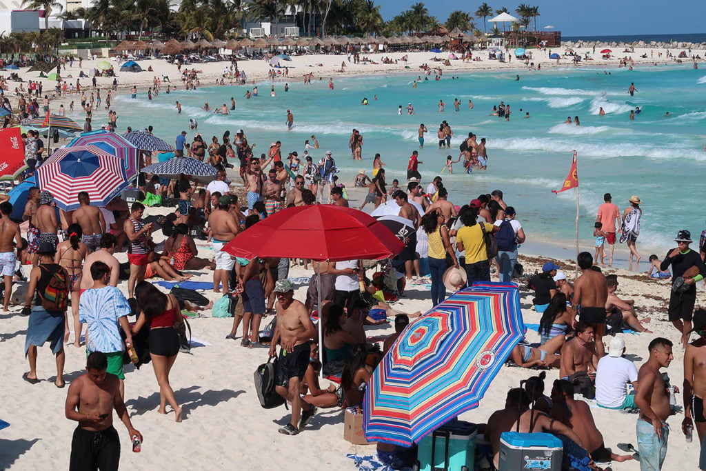 Caribe mexicano se llena en Semana Santa pese al riesgo de la inseguridad