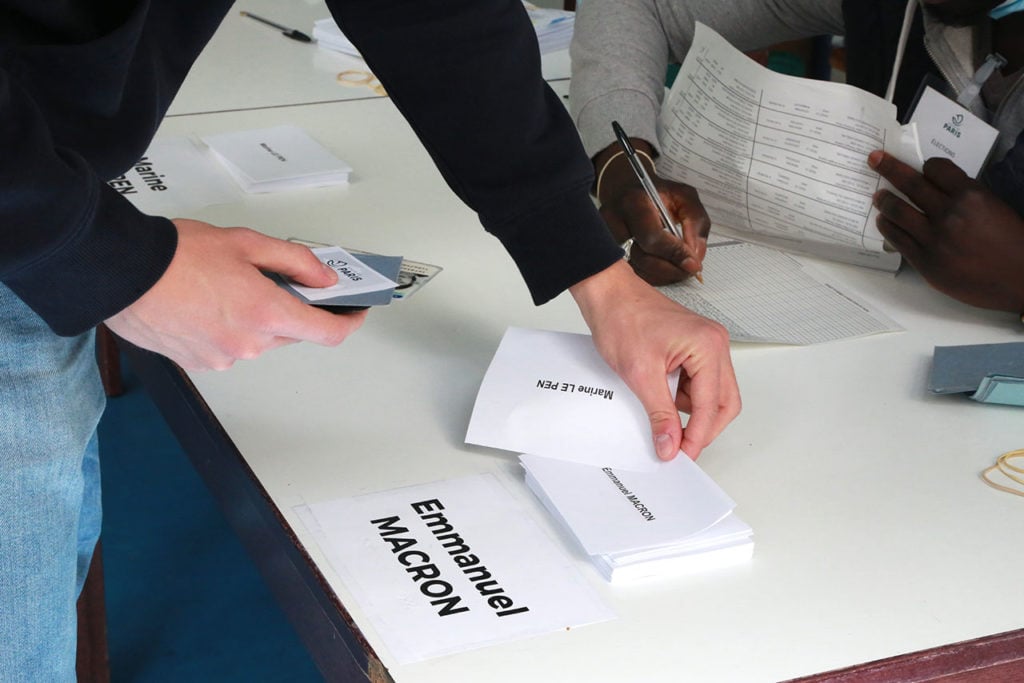 Elecciones Francia Voting Day In France For Final Round Of 2022 Presidential Elections
