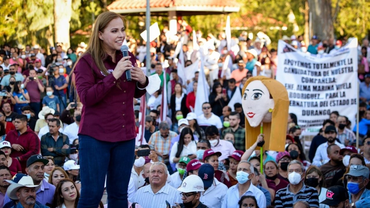 Marina Vitela, de Morena, aventaja con 8 puntos a la coalición PRI-PAN-PRD en Durango