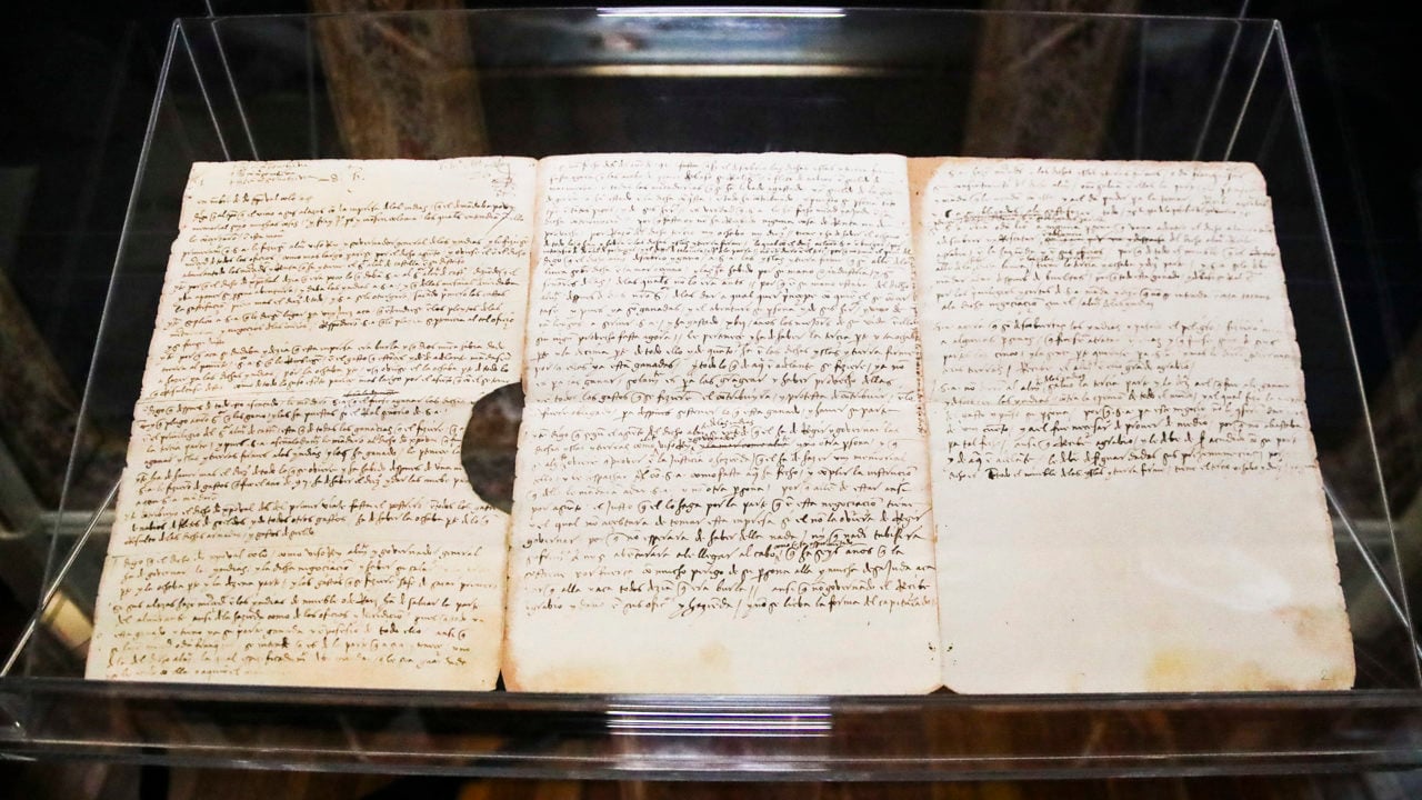 Casa nobiliaria española convertirá en NFT una carta de Cristóbal Colón
