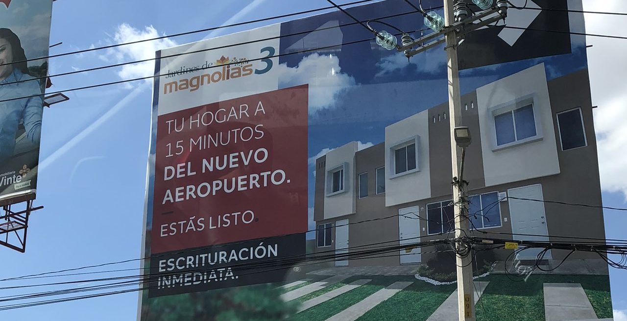 El AIFA da segundo aire inmobiliario al Valle de Zumpango