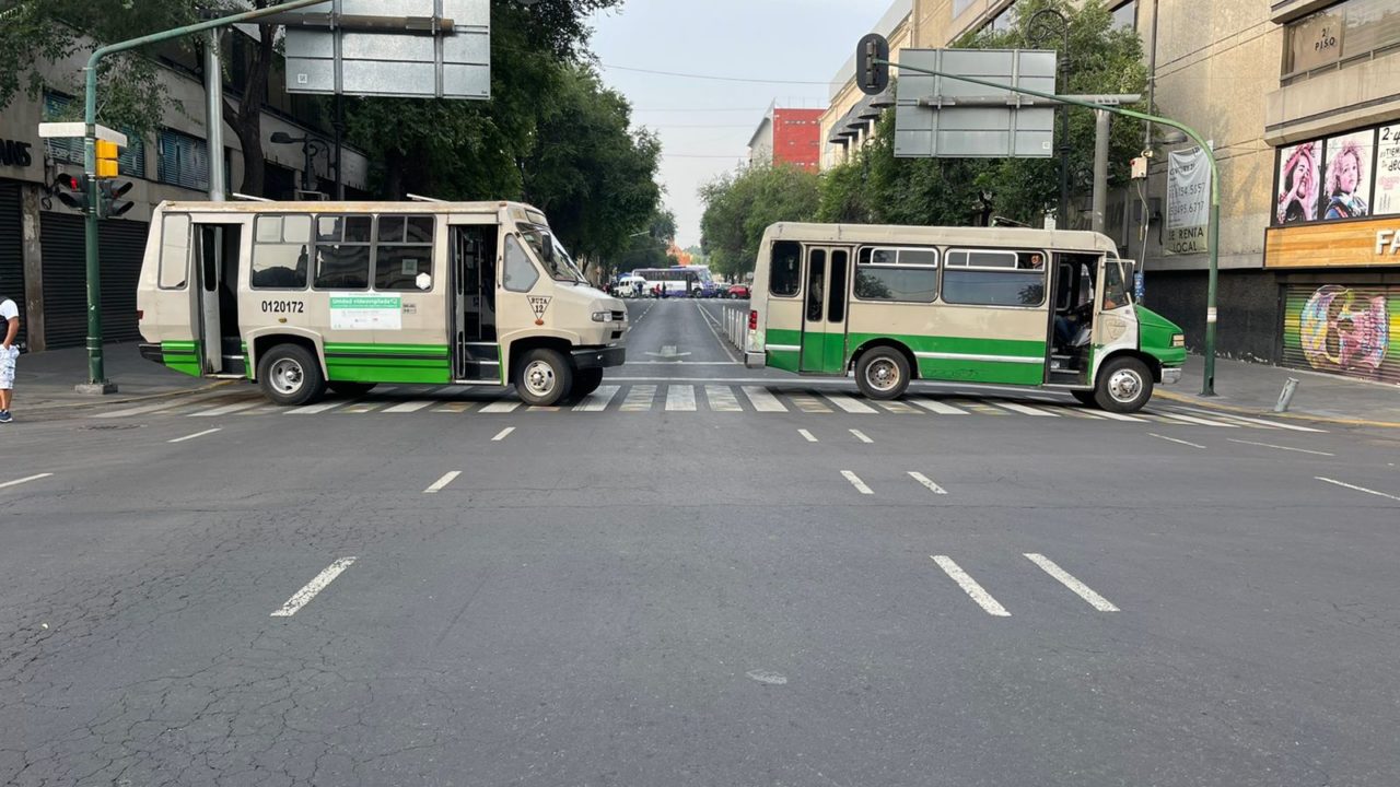 Transportistas amenazan con colapsar la CDMX el 2 de junio; exigen aumento a la tarifa