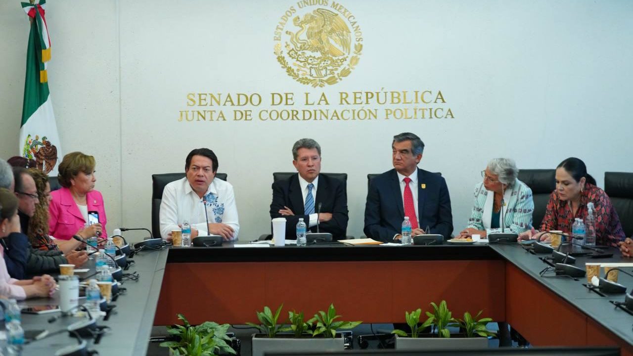 Senadores de Morena cierran filas por Américo Villarreal, candidato al gobierno de Tamaulipas
