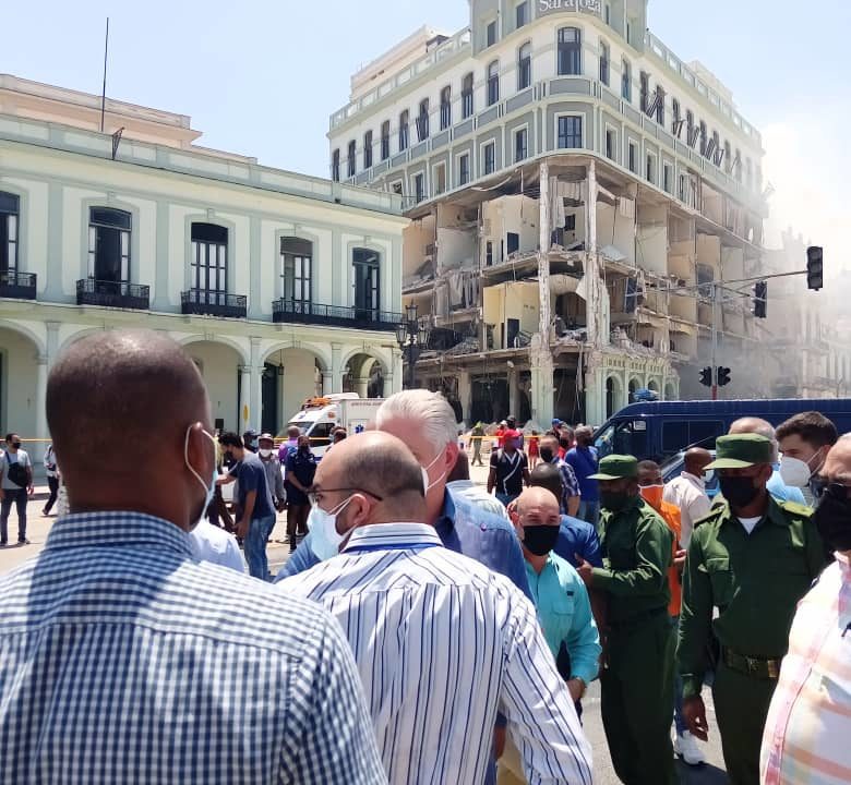 Suman 35 los muertos por la explosión del hotel de La Habana