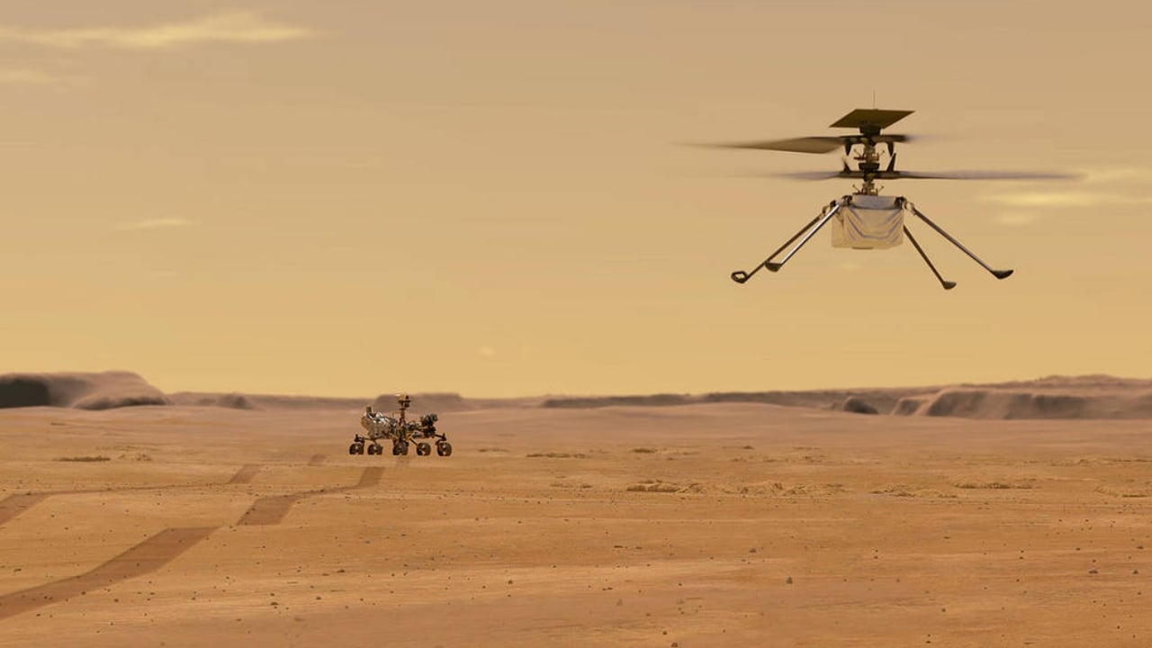 Ingenuity', el helicóptero de la NASA en Marte, rompe récord de vuelo