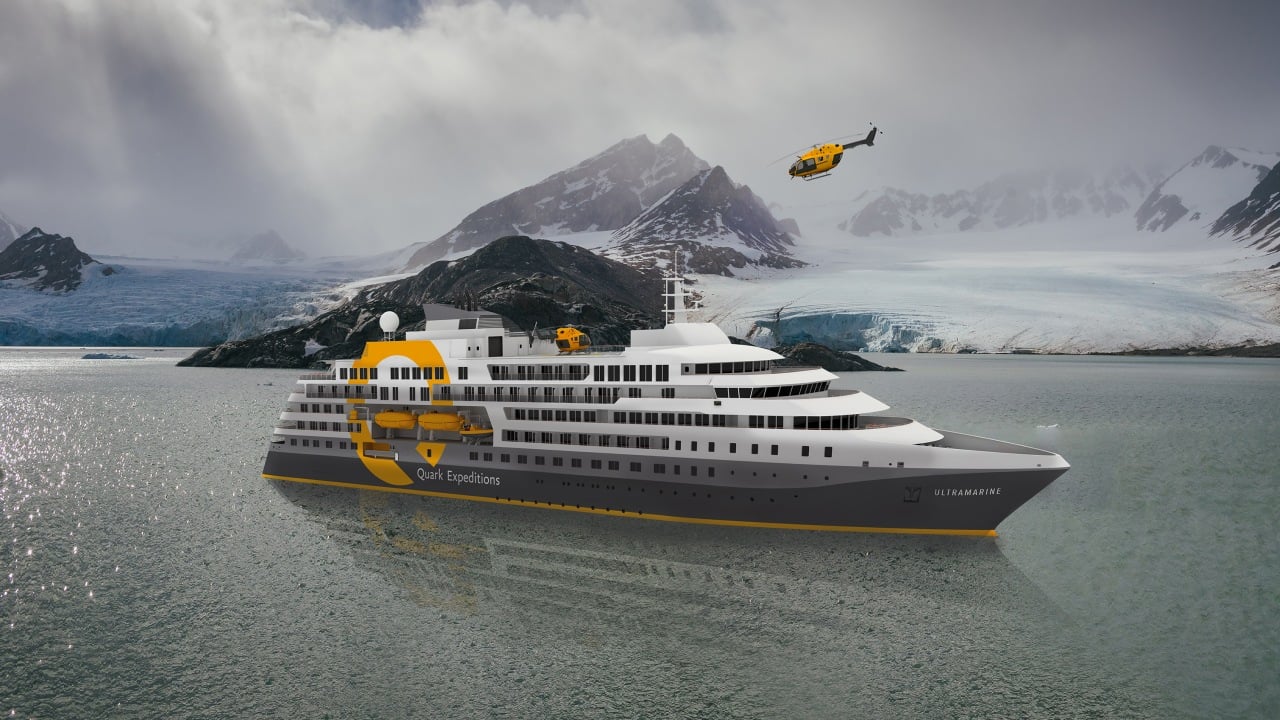 Ultramarine: El crucero sostenible que explora territorios poco visitados