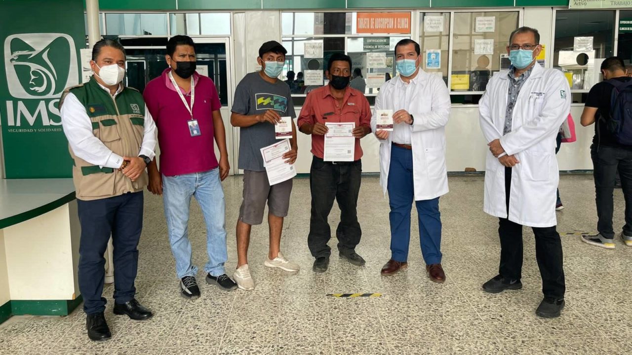 IMSS inicia afiliación de guatemaltecos; AMLO y Giammattei pactan asegurar a 25 mil