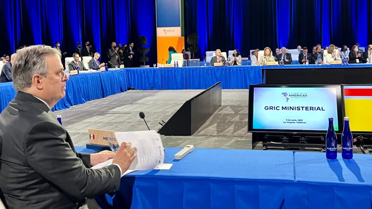 Exclusión de países es un ‘error estratégico’, dice Ebrard en Cumbre de las Américas
