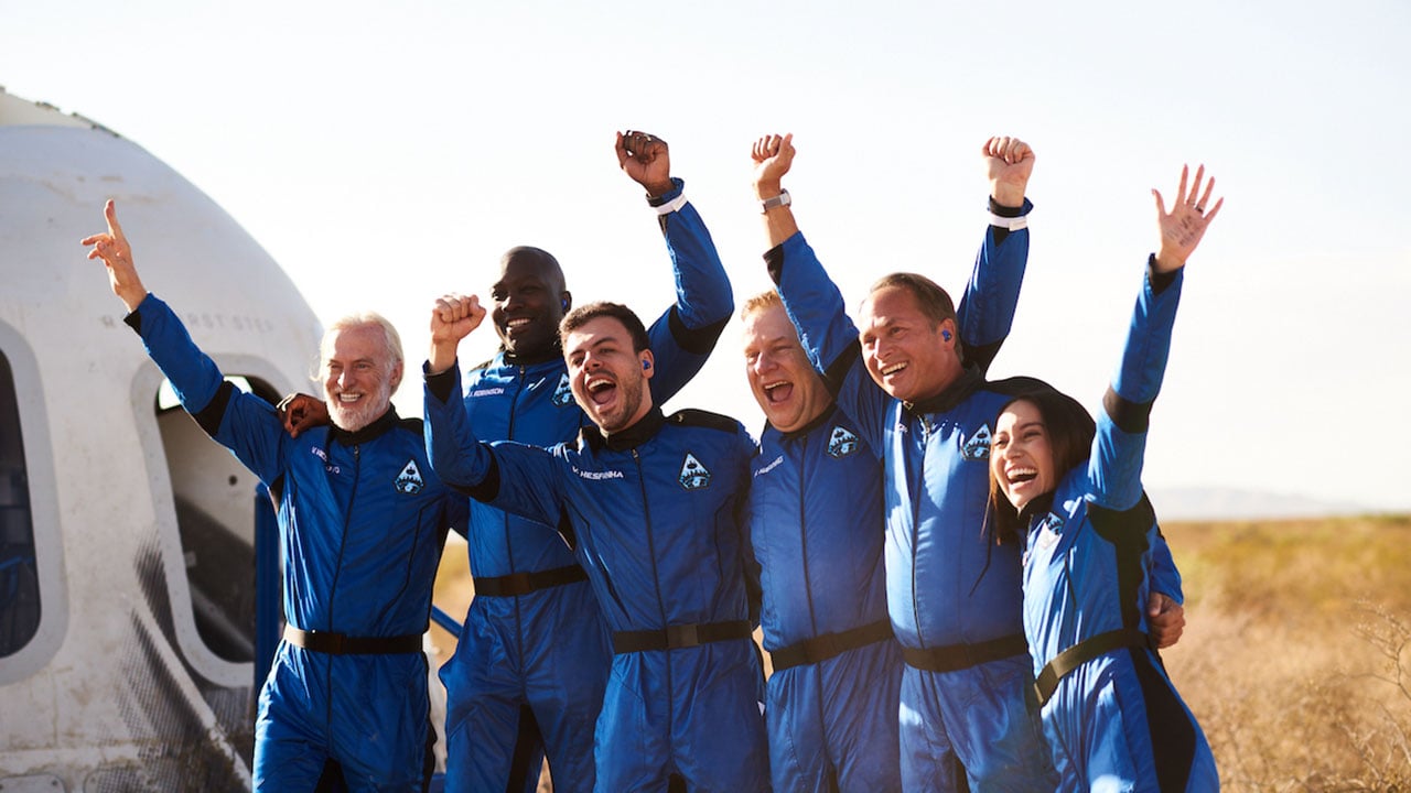 Fotogalería: Blue Origin de Bezos completa su quinto lanzamiento de vuelo tripulado
