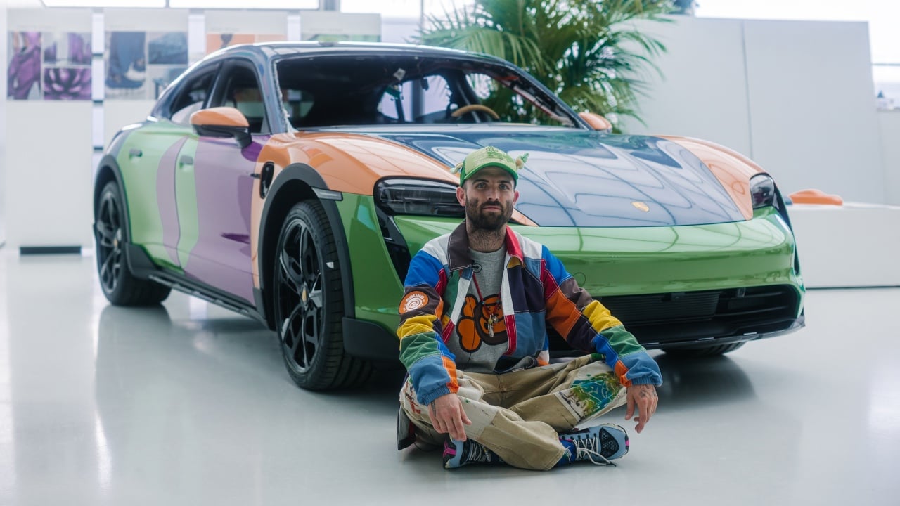 Conoce el art car de Porsche que fue inspirado por unos sneakers