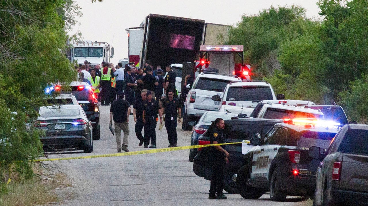 ONU pide justicia para migrantes muertos en tráiler en Texas