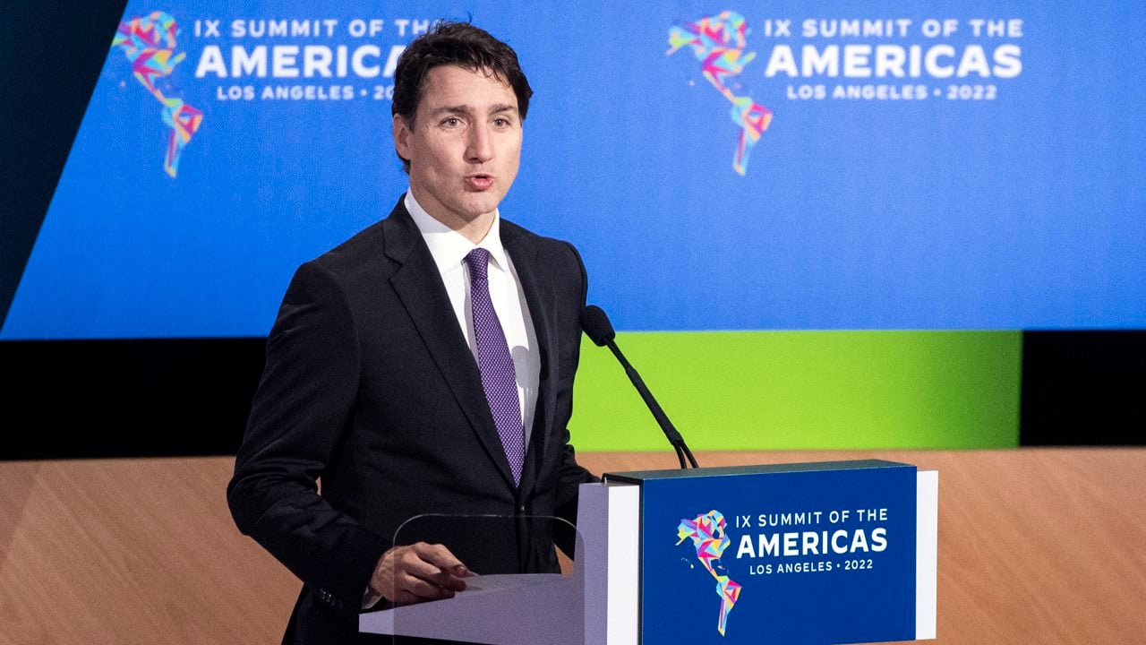 Trudeau vuelve a contagiarse de Covid tras asistir a Cumbre de las Américas