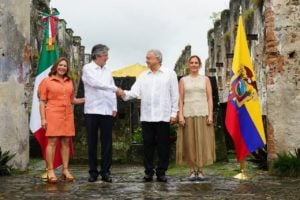 presidentes de Ecuador y México