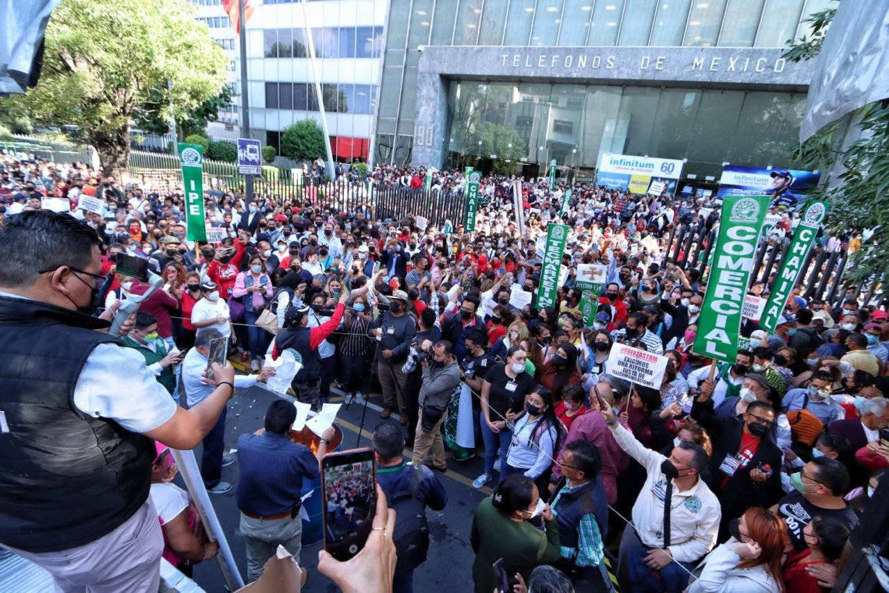 Sindicato de Telmex emplaza a huelga para este jueves