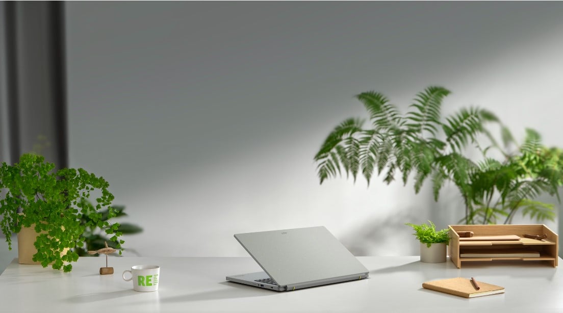Con laptop hecha de plástico reciclado, Acer mitiga la obsolescencia programada