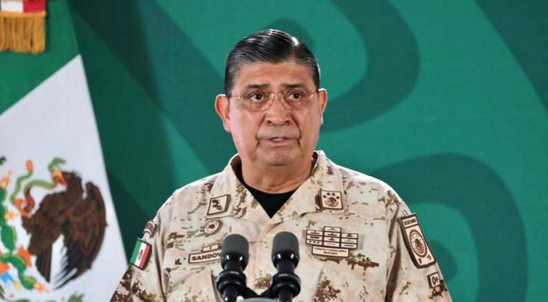 El general Luis Cresencio Sandoval, titular de la Sedena. Foto: Gobierno de México.