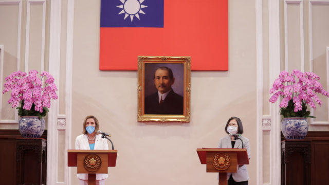 Nancy Pelosi visita Taiwan