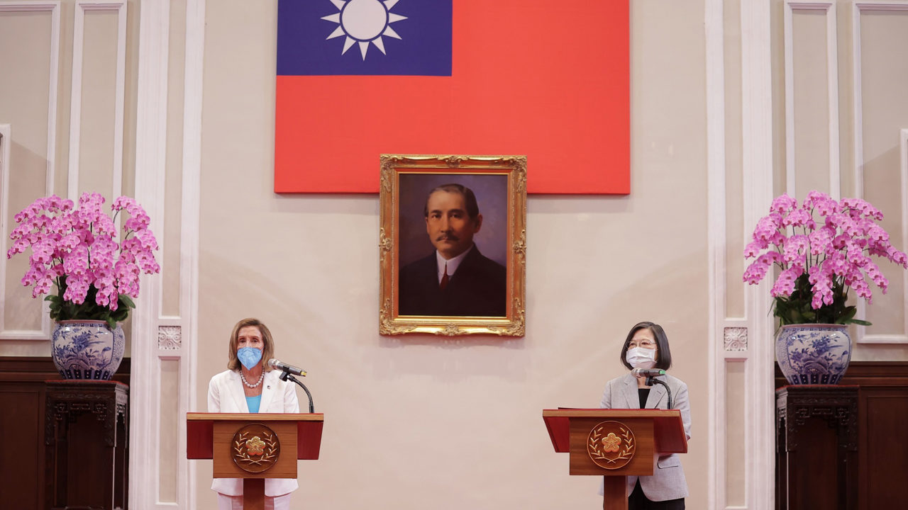 Nancy Pelosi visita Taiwan