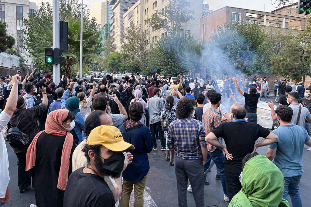 Protestas Masha Amini Teherán Irán