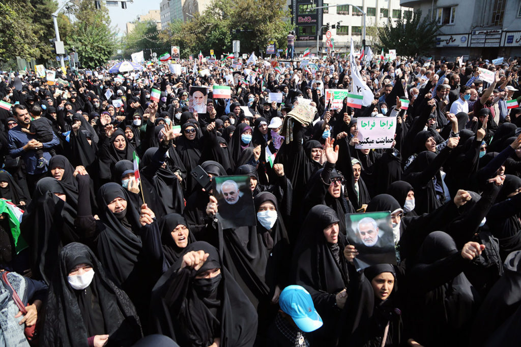 Protestas Mahsa Amini Teherán Irán
