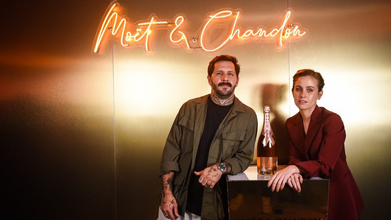 Natasha Dupeyron y Rodrigo Roji se suman a proyecto creativo con Moët & Chandon