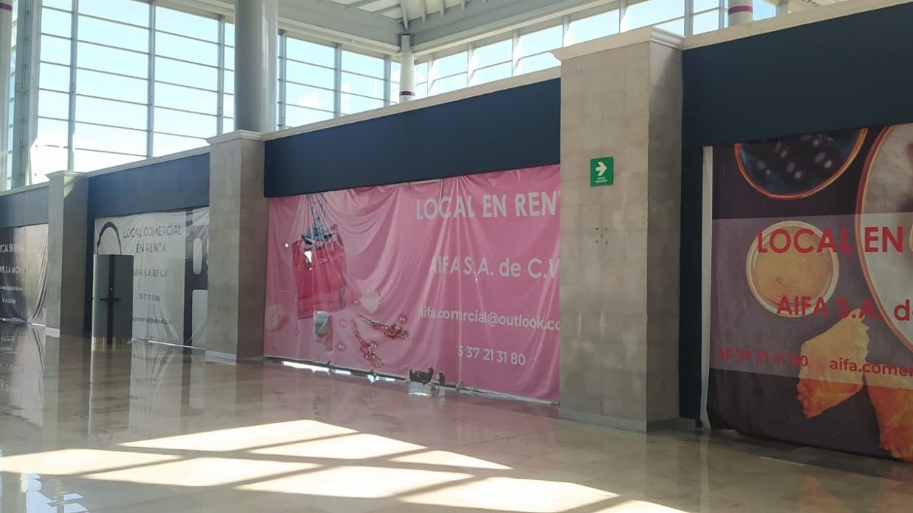 AIFA: suman 36 los locales comerciales ocupados; serán 92 a fin de año, dice su director