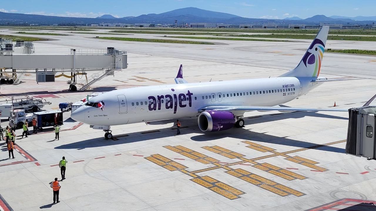 Arajet, aerolínea dominicana, se convierte en la segunda extranjera en llegar al AIFA